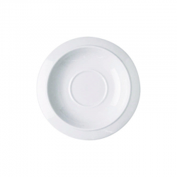 Saucer for Teacup - Bavero White - Alessi ALESSI ALESTAC1/79