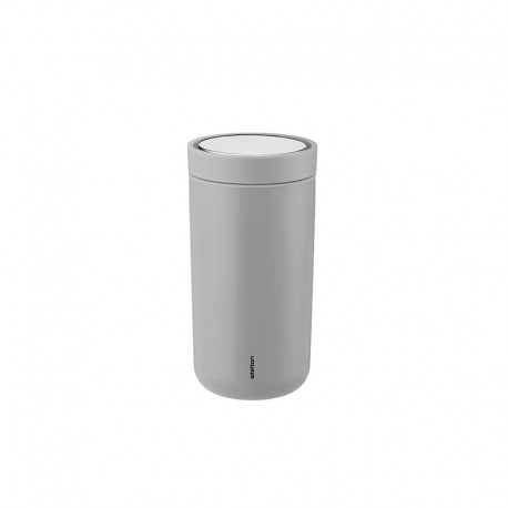 Copo Térmico Cinza Claro Inox 0,2lt - To Go Click - Stelton STELTON STT670-13