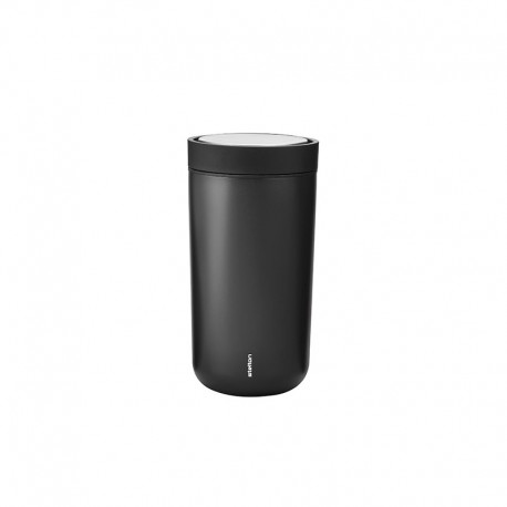 Copo Térmico Preto Metalizado Inox 0,2lt - To Go Click - Stelton STELTON STT670-16