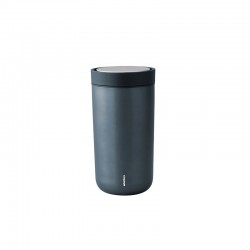 Copo Térmico Azul Metalizado Inox 0,2lt - To Go Click - Stelton STELTON STT670-18