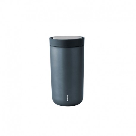 Copo Térmico Azul Metalizado Inox 0,2lt - To Go Click - Stelton STELTON STT670-18