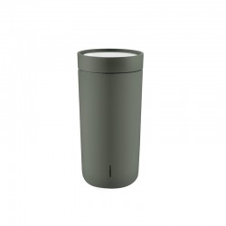Vaso Térmico Inox Verde Oscuro 400ml - To Go Click - Stelton