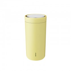 Thermal Cup Soft Yellow 400ml - To-Go Click - Stelton