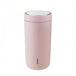 Copo Térmico Rosa Mate 400ml - To-Go Click - Stelton