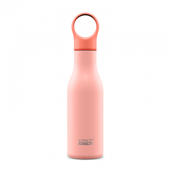 Garrafa de Água Isolada a Vácuo 500ml Coral - Loop - Joseph Joseph