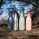 Vacuum Insulated Water Bottle 500ml Steel/Anthracite - Loop - Joseph Joseph JOSEPH JOSEPH JJ81121