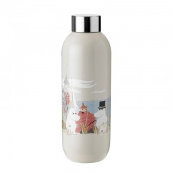 Drinking Bottle 750ml Sand - Moomin Keep Cool - Stelton STELTON STT1372-1
