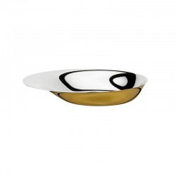 Foster Bowl Ø36Cm - Norman Foster Inox And Gold - Stelton STELTON STT711