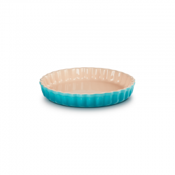 Stoneware Fluted Flan Dish 28cm Caribe - Heritage - Le Creuset
