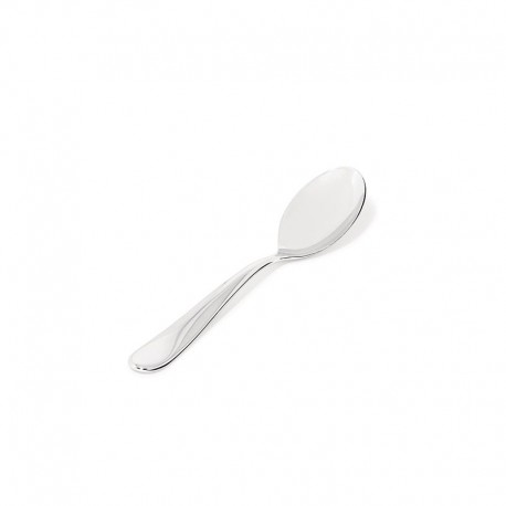 6 Dessert Spoons Set - Nuovo Milano Silver - Alessi ALESSI ALES5180/4