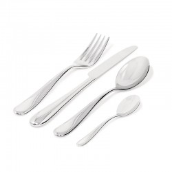 Cutlery Set 24 Pieces Monobloc - Nuovo Milano Silver - Alessi ALESSI ALES5180S24M