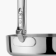 Folding Handle 28cm Saute Pan and Lid Inox - Space Steel - Joseph Joseph JOSEPH JOSEPH JJ1000028