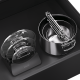 Folding Handle 3-Piece Saucepan Set - Space Steel - Joseph Joseph JOSEPH JOSEPH JJ1000031