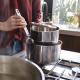 Folding Handle 3-Piece Saucepan Set - Space Steel - Joseph Joseph JOSEPH JOSEPH JJ1000031