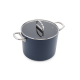 Non-Stick Ceramic Folding Handle Stock Pot with Lid 25cm Blue - Space - Joseph Joseph JOSEPH JOSEPH JJ45045