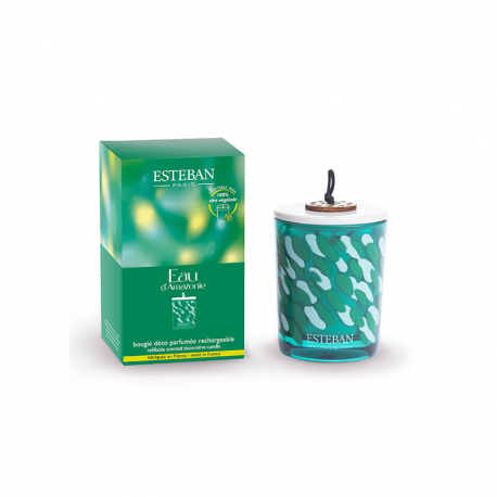 Vela Decorativa Recargable 180gr - Eau d'Amazonie Verde - Esteban Parfums ESTEBAN PARFUMS ESTAMA-010