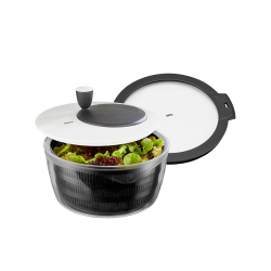 Salad Spinner with Lid - Rotare Black - Gefu GEFU GF182