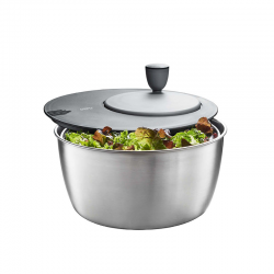 Centrifugadora Ensalada Inox - Rotare Negro Y Inox - Gefu GEFU GF28180