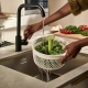 In-sink Salad-spinning Colander - Spindola White And Green - Joseph Joseph JOSEPH JOSEPH JJ20185