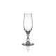 Set of 4 Champagne Flutes - Dressed Transparent - Alessi ALESSI ALESMW02/9