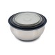 Conjunto de 4 Boles con Tapa - Nest Prep&Store 100 Acero - Joseph Joseph JOSEPH JOSEPH JJ95025