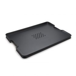 Multi-function Chopping Board Extra Large Black - Cut&Carve - Joseph Joseph