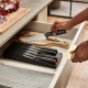 5-piece Knife Set with In-drawer Storage Tray - Elevate Black - Joseph Joseph JOSEPH JOSEPH JJ10545