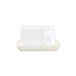 Butter Dish Small 11Cm - À Table White - Asa Selection