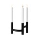 Three-Branch Candleholder Black - Ora - Stelton STELTON STT110
