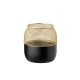 Porta-Velas Pequena - Collar Preto E Dourado - Stelton STELTON STT428