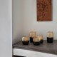 Porta-Velas Pequena - Collar Preto E Dourado - Stelton STELTON STT428