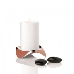 Porta-Velas Cobre Ø12Cm - Papilio Uno - Stelton