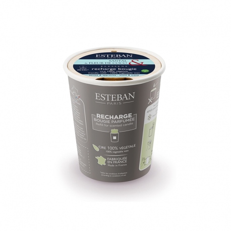 Fragrance Refill for Candle 180gr - Sandalwood & Coconut Blossom - Esteban Parfums ESTEBAN PARFUMS ESTESF-006