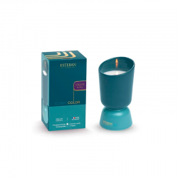 Refillable Scented Candle 220gr Figue Noire - Iconic Color Blue - Esteban Parfums ESTEBAN PARFUMS ESTICO-002