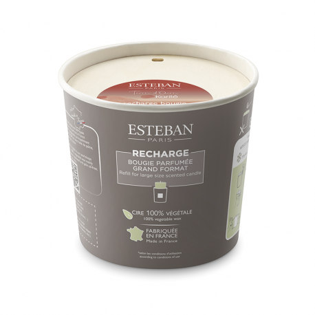 Refill for Scented Candle 450gr - Terre d'Ocre Karité White - Esteban Parfums ESTEBAN PARFUMS ESTTOK-012