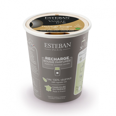 Refill for Scented Candles 180gr - Vanille d'Or - Esteban Parfums ESTEBAN PARFUMS ESTVAN-010