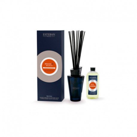 Scented Bouquet and Refill 150 ml - Benjoin & Muscs Blue - Esteban Parfums ESTEBAN PARFUMS ESTEBM-002