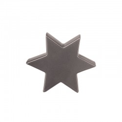 Estrela Decorativa 10cm Cinza - Xmas - Asa Selection