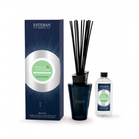 Difusor Stick e Recarga 150ml Chá Branco & Ylang-Ylang Azul - Esteban Parfums ESTEBAN PARFUMS ESTETY-002