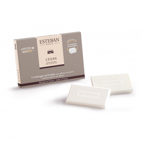 Scented Refill for Car Diffuser 2x - Cèdre White - Esteban Parfums ESTEBAN PARFUMS ESTCED-167