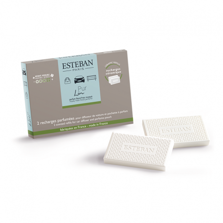 Scented Car Diffuser Refills 2x - Pur Lin - Esteban Parfums ESTEBAN PARFUMS ESTLIN-017
