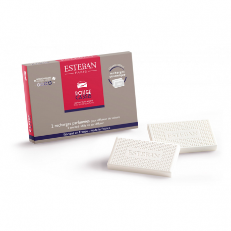 Scented Refill for Car Diffuser 2x - Rouge Cassis White - Esteban Parfums ESTEBAN PARFUMS ESTRCA-019