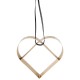 Heart Ornament Large Gold - Figura - Stelton STELTON STT10604