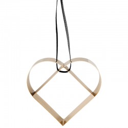Ornamento Coração Grande Dourado - Figura - Stelton STELTON STT10604
