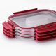 4-Piece Red 1,1L Food Container Set - Nest Lock - Joseph Joseph JOSEPH JOSEPH JJ1000011