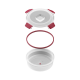 4-Piece Red 1L Round Food Container Set - Nest Lock - Joseph Joseph JOSEPH JOSEPH JJ1000012