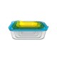 Set of 4 Glass Storage Containers - Nest Glass Transparent - Joseph Joseph JOSEPH JOSEPH JJ81060