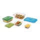 Set of 4 Glass Storage Containers - Nest Glass Transparent - Joseph Joseph JOSEPH JOSEPH JJ81060