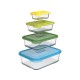 Conjunto de 4 Caixas de Vidro - Nest Glass Transparente - Joseph Joseph JOSEPH JOSEPH JJ81060