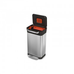 Balde do Lixo Compactador - Titan 30 Prata - Joseph Joseph JOSEPH JOSEPH JJ30030